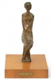 Pino Conte, Seated Woman, Bronze Sculpture