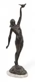 Pierre le Faguays, Message of Love, Bronze Sculpture
