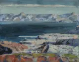 Jón Stefánsson, Icelandic Landscape, Oil on Canvas