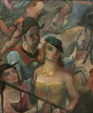 Gerrit Hondius, Circus Scene, Oil on Canvas, Ca.