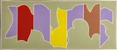 David J. Rubello, Violet Dragon, 1973, Acrylic on Canvas