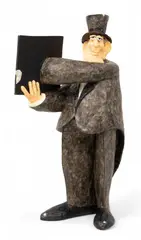 Stephen Hansen, The Magician, 1979, Papier Mache Sculpture