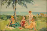 Charles Waltensperger, Girls in the Sunlight, Miami, Florida