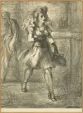 Reginald Marsh, Girl Walking