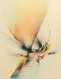 Leonardo Nierman, Arabesque, Mixed Media on Japon Paper