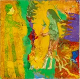 DeLoss McGraw, Searching for Seven Romances, Searching for a Unicorn Series, Gouache on Paper
