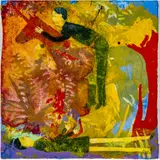 DeLoss McGraw, Searching for a Sonata, Searching for a Unicorn Series, Gouache on Paper