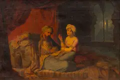 Charles Nicolas Lafond, The Favourite Sultana, 1890, Oil on Canvas