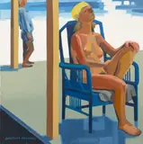 Lars-Birger Sponberg, Sun Deck, 1977, Oil on Canvas