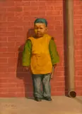 Charles Elwood Pew, Portrait of a Chinese Boy, 1902, Oil on Canvas