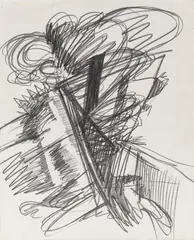 Gilda Snowden, Untitled (Sketch), 1999, Graphite on Paper