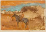 Gareth Jones Roberts, Rider, 1965, Ink And Monoprint on Paper