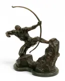 Émile Antoine Bourdelle, Herakles the Archer, Bronze Sculpture, 20th Cen.