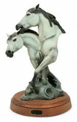 Robert Ball, Nip And Tuck, Patinated Bronze Sculpture
