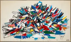 Robert Goodnough, Movement Abstract, 1989, Oil And Acrylic on Canvas
