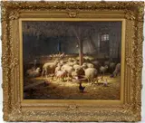 Charles Clair, The Sheepcote, Oil on Canvas