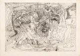 Pablo Picasso, Grande Corrida, Avec Femme Torero, 1934, Etching on Laid Montval, with Watermark