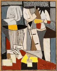 Bill Parker, Abstract Composition (Untitled), 1955, Gouache And Pastel on Paper