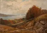 Frank Anderson, Fall on the Banks of the Hudson River, 1878, Oil on Canvas