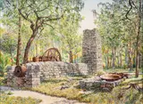Andrew Nathaniel Wyeth, Yulee Sugar MIll, Watercolor And Pencil on Heavy Wove Paper