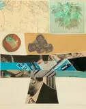 Robert Rauschenberg, Horsefeathers Thirteen - III, 1972, Lithograph in Colors, Screenprint, Pochoir And Collage, Embossed