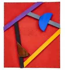 Nathan Slate Joseph, Four Aces, 1985-86, Oil on Steel