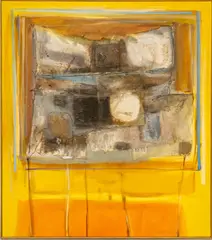 Kent Kirby, By Acid Eaten, 1965, Acrylic And Collage on Canvas