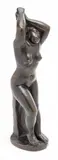 Aristide Maillol, Baigneuse Se Coiffant (Femme Les Deux Mains Aux Cheveux), Bronze Sculpture