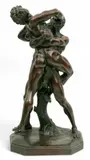 Stephano Maderno, Hercules And Antaeus, Patinated Bronze Sculpture
