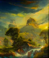 Wish on the Golden Light by Dale Terbush, Oil on Canvas, sold Sep 2025