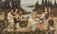Scott B. Goodwillie, Saint Cecilia, 1991, After John William Waterhouse, Oil on Canvas