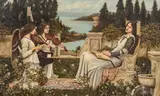 Scott B. Goodwillie, Saint Cecilia, 1991, After John William Waterhouse, Oil on Canvas