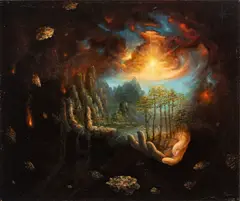 William J. Girard, Mystic Landscape, 2007, Oil on Canvas