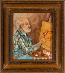 William J. Girard, Self Portrait, 2005-2010, Oil on Canvas