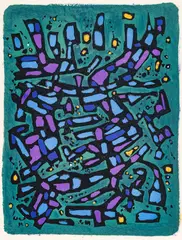 Alfred Manessier, Les Cantiques Spirituels De Saint Jean De La Croix, Lithograph on Cream Wove Paper