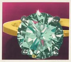 Richard Bernstein, Diamond, 1977, Silkscreen in Colors on Wove Paper
