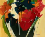 Sophie Paquet, Mes Amours D'ete, Oil on Canvas