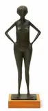 Arthur Schneider, Untitled, Bronze Sculpture, Standing Female Figure