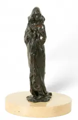 Justine Standing by Paul Suttman, circa 1967, Bronze Sculpture, sold Jul 2025
