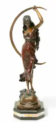 L'Aurore by Auguste Moreau, Patinated Bronze Sculpture, sold Jul 2025