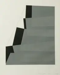 Dimensions No. 4 by Jack Sonnenberg, 1970, Aquatint Etching in Colors on Rives Wove Paper, sold Jul 2025