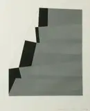 Jack Sonnenberg, Dimensions No. 4, 1970, Aquatint Etching in Colors on Rives Wove Paper