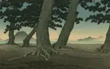 Kawase Hasui, The Beach at Kaiganji in Sanuki Province, circa 1931-1941, Woodblock Print