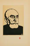 Félix Vallotton, Pierre Puvis De Chavannes, circa 1898, Woodcut on Wove Paper