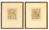 Karl Michel, Group of 2 Engravings, 1922, on Paper