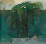 Robert Heindel, International Marathon, Oil on Canvas Mural