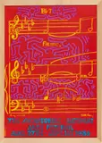 Keith Haring, Jazz Festival, Andy Warhol (AMERICAN, 1928-1987) Screenprint in Colors Poster