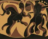 Pablo Picasso, Apres La Pique, Linocut