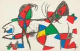 Joan Miró, Joan Miró Lithographs II: One Plate, 1975, Lithograph in Colors on Wove Paper