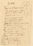 Pablo Picasso, Soneto XVII (from Vingt Poèmes De Góngora), 1947-48, Etching And Drypoint on Paper